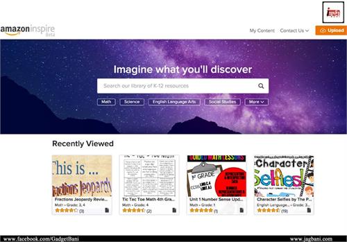 amazon started free online education service for teachers