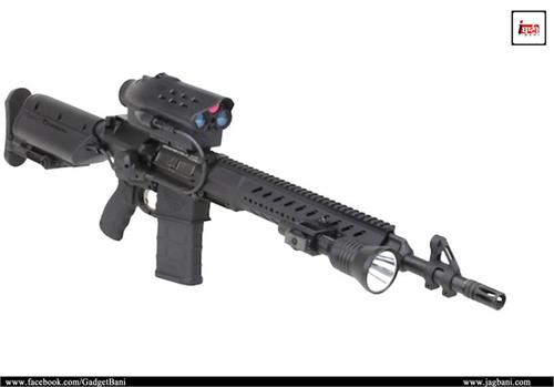 a rifle that can automatically acquire and track targets