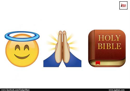 now emojis will describe to bible s content