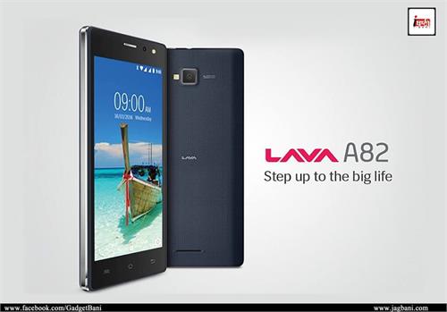 lava a82 with 5 inch display launched