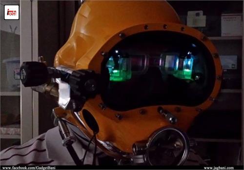 this iron man helmet will be special for navy s diving mission