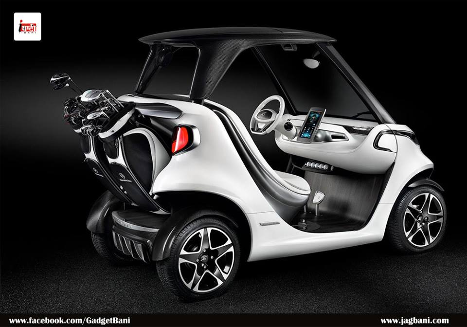 mercedes benz teams up with garia to make luxury golf cart