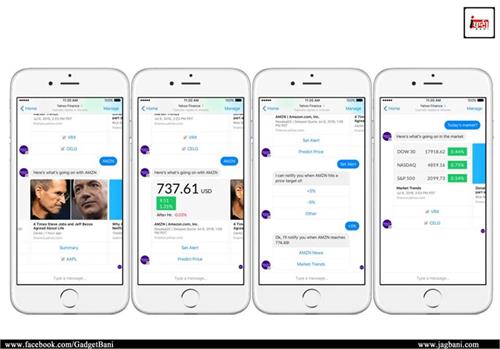 yahoo launches 4 new bots for facebook messenger