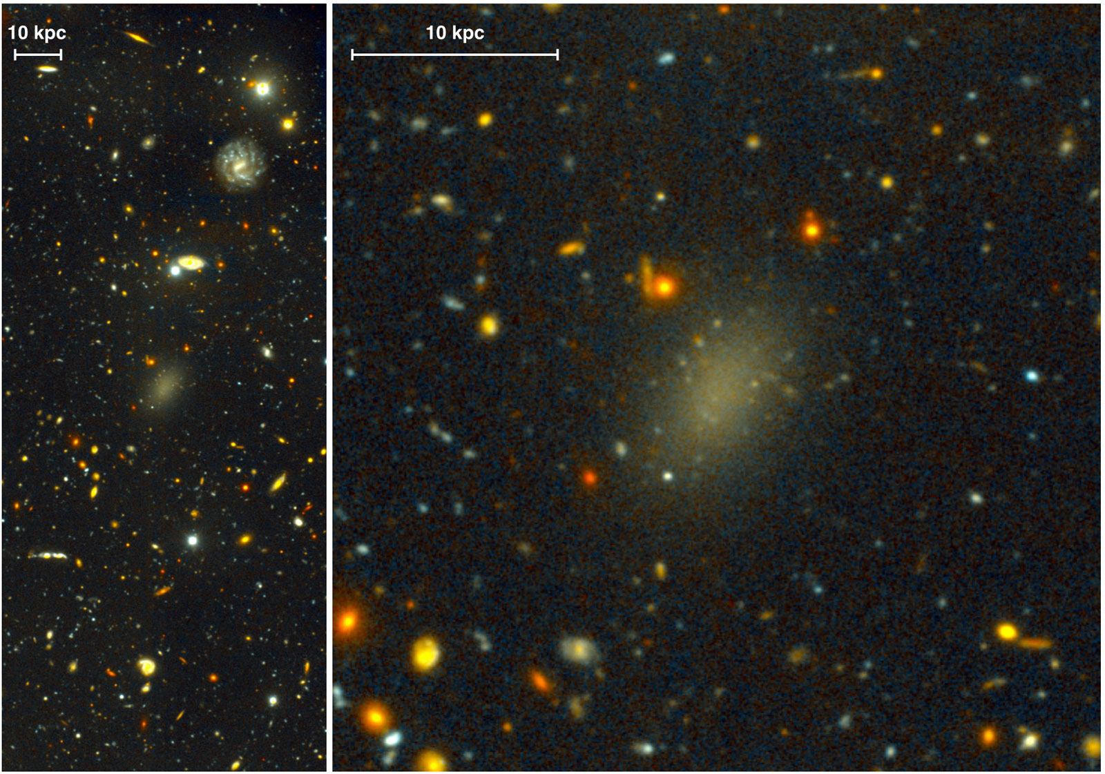 strange galaxy is made almost entirely of dark matter