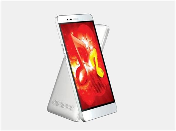 intex aqua music smartphone with dual speakers launched