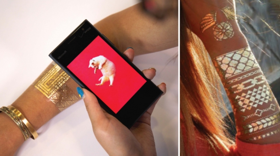 smart tattoo that remotely controls your phone