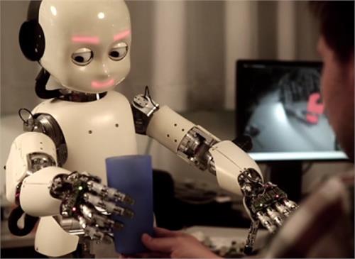 human like robot that learns to walk and sit