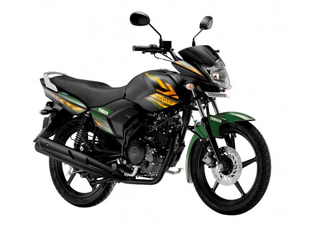 yamaha saluto 125cc now available with matt green colour