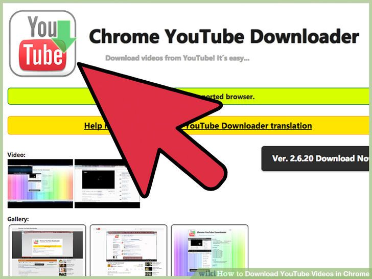 chrome youtube video download