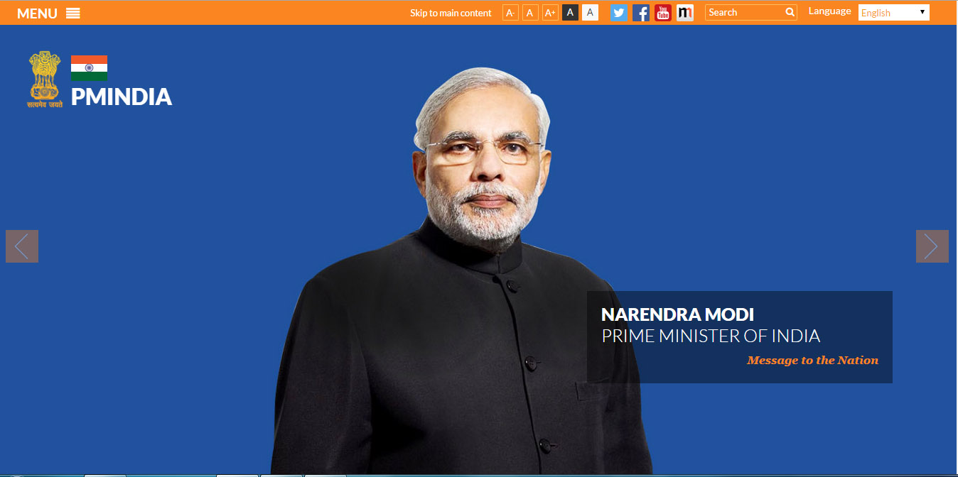 punjabi version of narendra modi s website