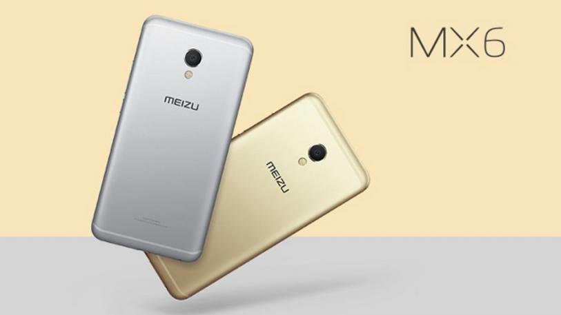 meizu mx6 3gb of ram and equipped with fast charging