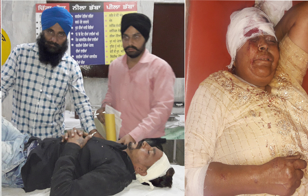 ਮੋਟਰਸਾਈਕਲਾਂ ਦੀ ਆਹਮੋ-ਸਾਹਮਣੀ ਟੱਕਰ ''ਚ ਪਰਿਵਾਰ ਦੇ 3 ਜੀਅ ਜ਼ਖ਼ਮੀ