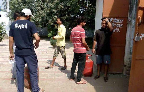 district food and supply department officials in the gas agency raid