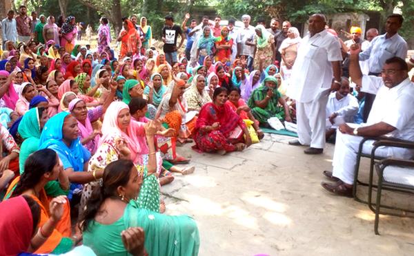 protest by rural laborers
