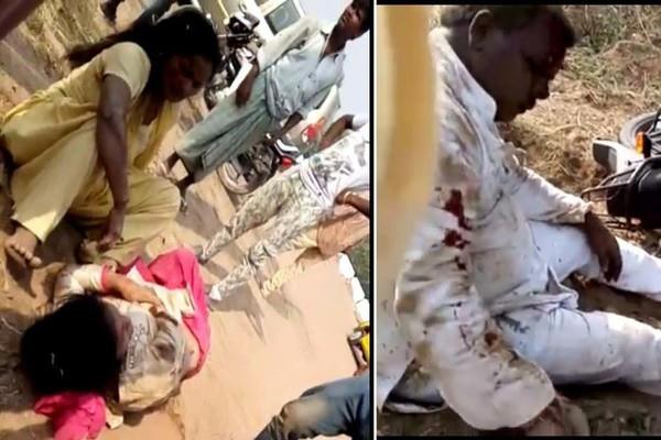 three people  including two women  were injured in a collision