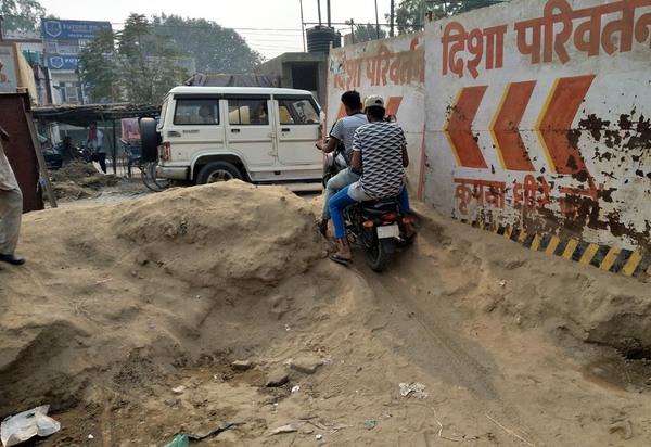 four laning of four laning of ludhiana talwandi road not completed