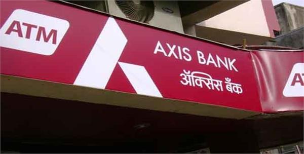 axis bank  s share of big fall