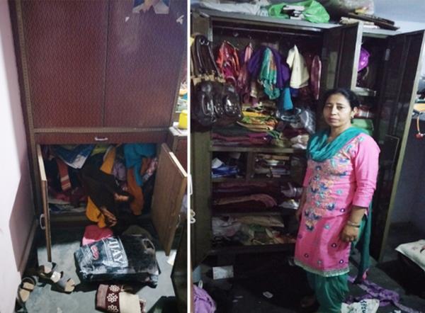 the thief escaped from the house with lakhs of goods