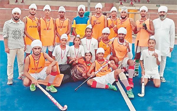 namdhari academy occupy possession of district hockey tournament