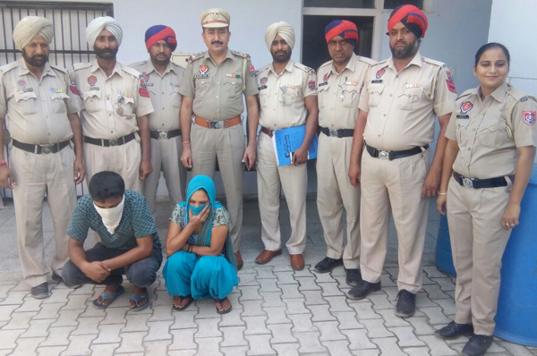 15 ਕਿਲੋ ਭੁੱਕੀ ਸਮੇਤ ਭੈਣ-ਭਰਾ ਕਾਬੂ