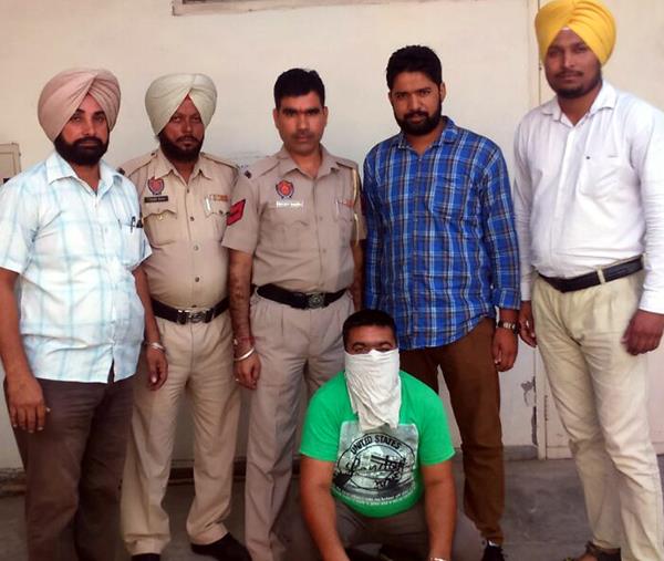 the absconding arrested