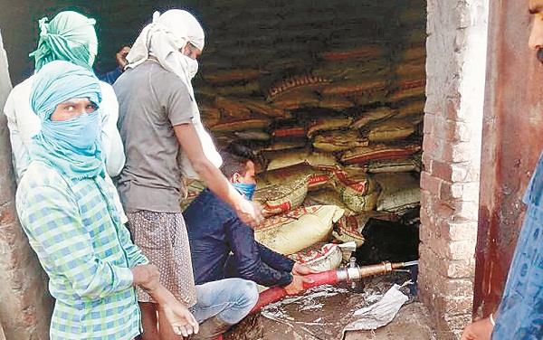 fire at the different locations  including the compost store