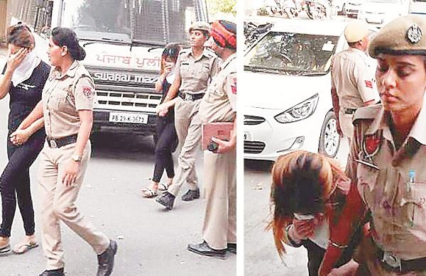 sent to 10 girls arrested in   body trade   case for 14 days