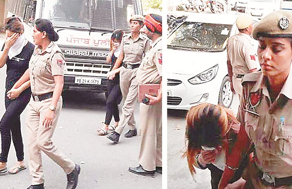 ਦੇਹ ਵਪਾਰ ਮਾਮਲੇ ''ਚ ਫੜੀਆਂ 10 ਲੜਕੀਆਂ ਨੂੰ ਭੇਜਿਆ 14 ਦਿਨ ਲਈ ਜੇਲ