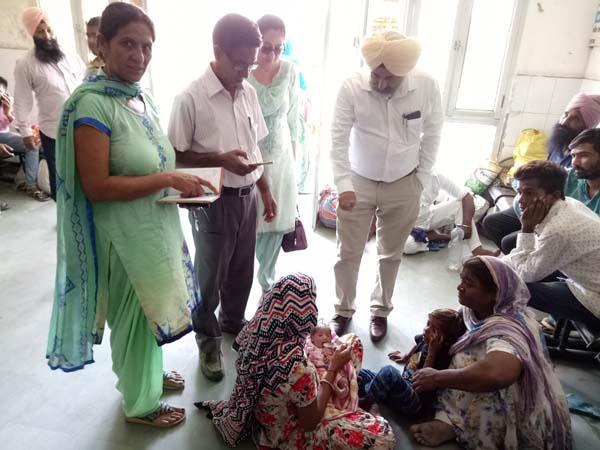 civil surgeon reviewed the mother child ward