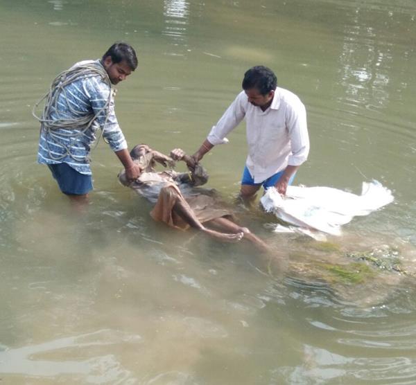 recovered corpse from the canal