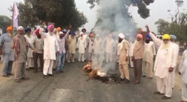 ਪੰਜਾਬ ਸਰਕਾਰ ਦਾ ਪੁਤਲਾ ਫੂਕਿਆ