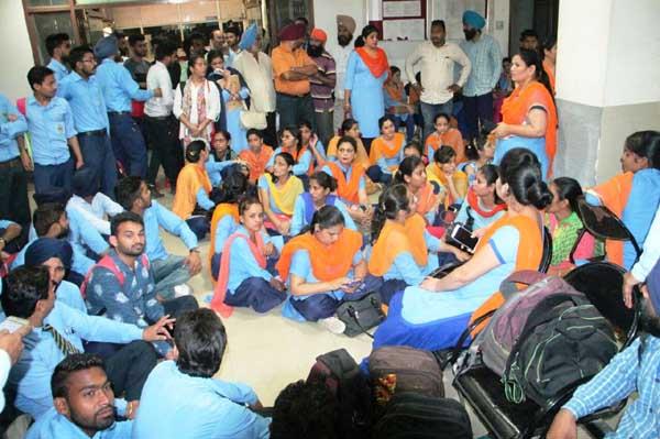 services terminated at service centers during strike