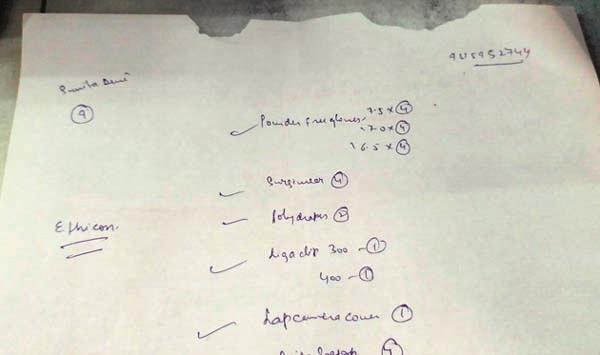 the report  which will be submitted to 4 board members including doctors