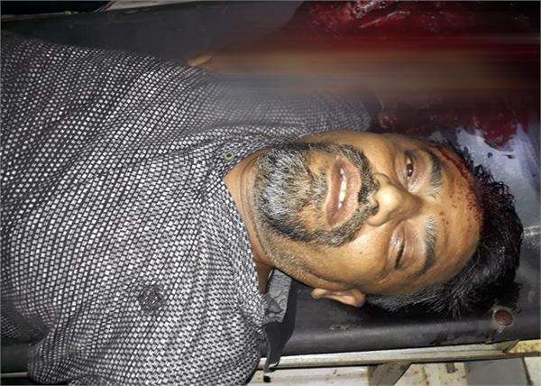 man injured in accident