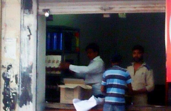 then liquor contracts opened on the state highway