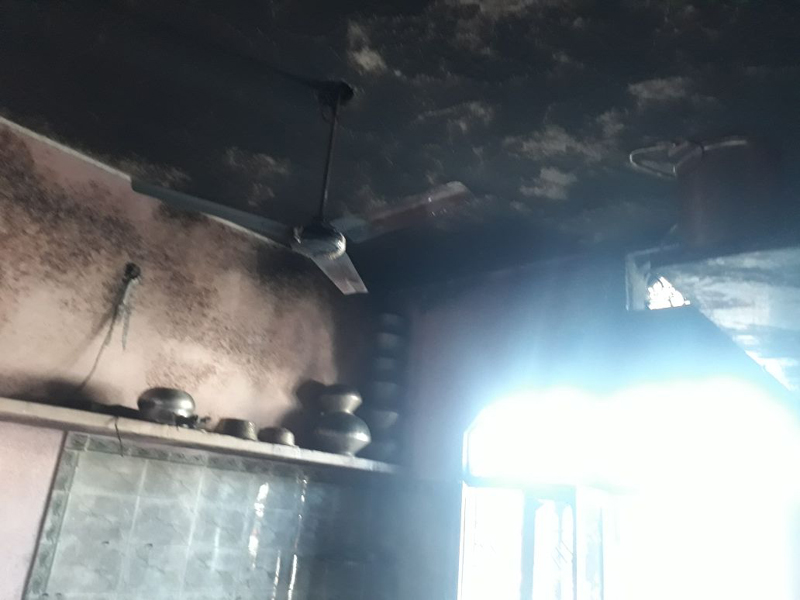 ਗੈਸ ਸਿਲੰਡਰ ਬਦਲਣ ਸਮੇਂ ਅਚਾਨਕ ਲੱਗੀ ਰਸੋਈ ''ਚ ਅੱਗ