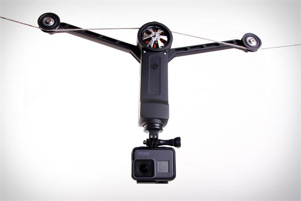 better and cheaper than drones  this cable camera