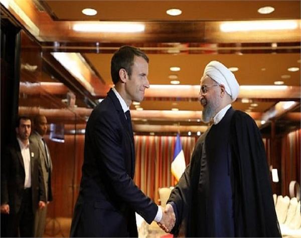 iran  trip  president macron