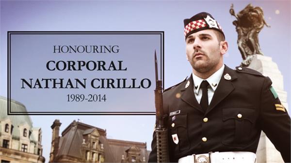 trudeau tributes nathan cirillo