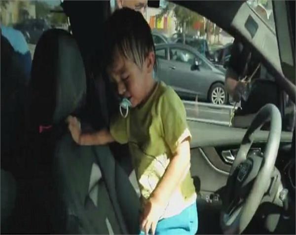 child locked in car