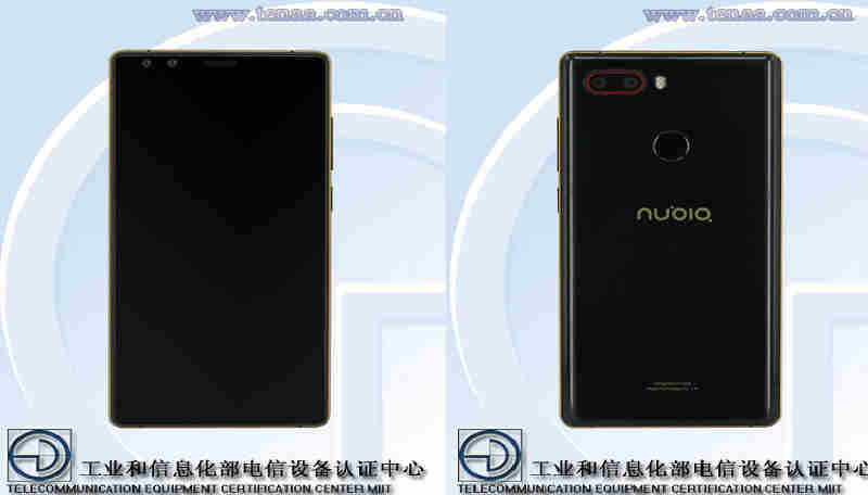 4 ਕੈਮਰੇ ਤੇ 8GB ਰੈਮ ਨਾਲ TEENA ''ਤੇ ਨਜ਼ਰ ਆਇਆ ਨੂਬੀਆ NX595J