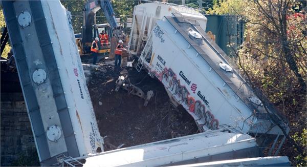 no injuries in quebec train derailment