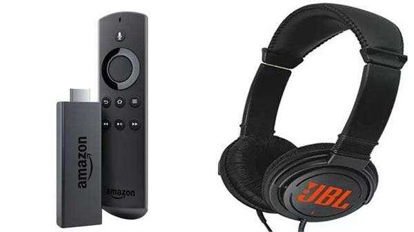 combined on jbl headphones and fire tv stick  heavy discounts