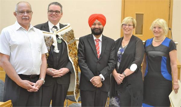 in new zealand harjinder singh basiala has been appointed justice of the peace