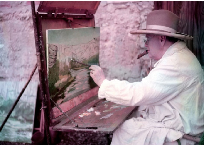 80,000 ਪੌਂਡ ''ਚ ਵਿਕ ਸਕਦੀ ਹੈ ਵਿਨਸਟਨ ਚਰਚਿਲ ਦੀ ਅਖੀਰੀ ਪੇਟਿੰਗ