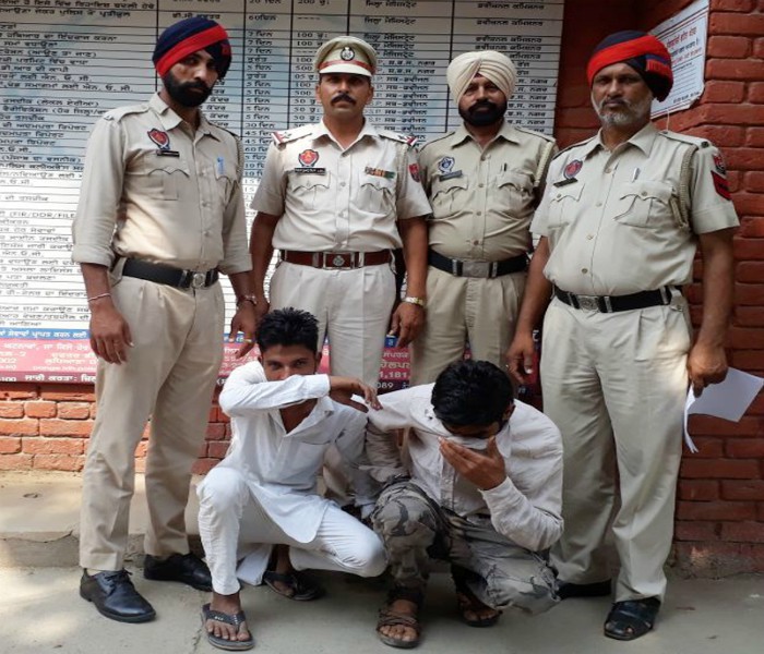 5 ਗ੍ਰਾਮ ਦੀ ਹੈਰੋਇਨ ਸਮੇਤ 2 ਵਿਅਕਤੀ ਕਾਬੂ