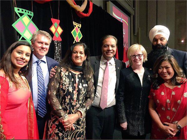 canadian mp ruby sahota says happy diwali