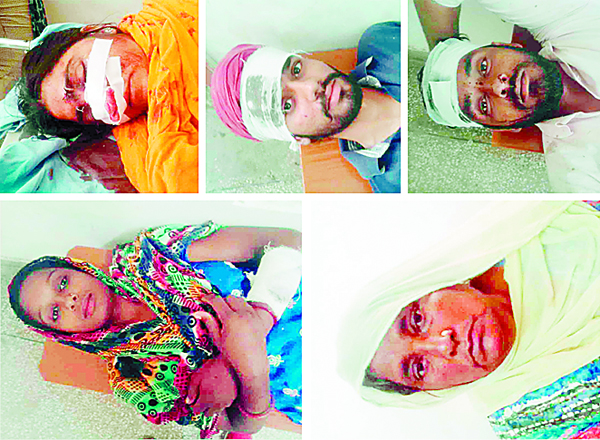 ਜ਼ਮੀਨ ਕਾਰਨ ਹੋਏ ਝਗੜੇ ''ਚ 7 ਜ਼ਖ਼ਮੀ