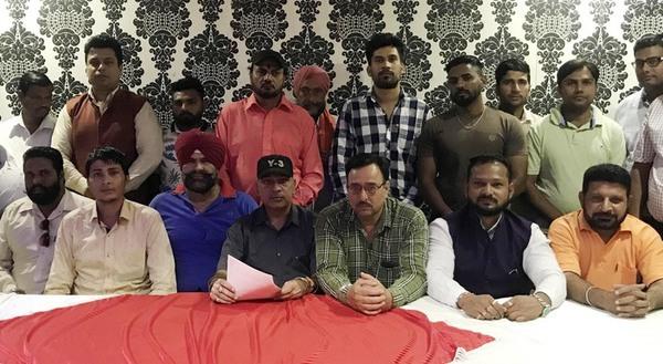 moga protest rally in amritsar due to death of hindu youth leader