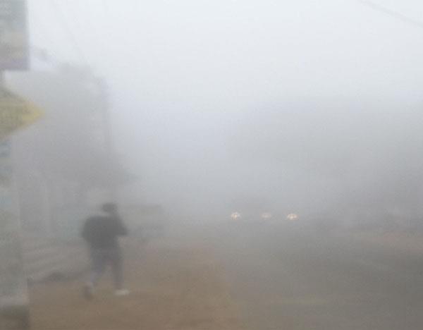 fog increased the problems of the people